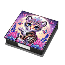 Load image into Gallery viewer, Wooden Diamond Painting Kit Note Box with 160 Sheets Diamond Art Notepad Box (P)
