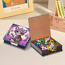 Load image into Gallery viewer, Wooden Diamond Painting Kit Note Box with 160 Sheets Diamond Art Notepad Box (P)
