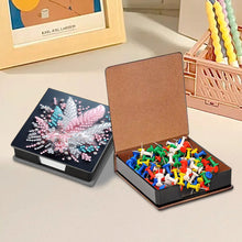 Load image into Gallery viewer, Wooden Diamond Painting Kit Note Box with 160 Sheets Diamond Art Notepad Box (Q)
