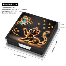 Load image into Gallery viewer, Wooden Diamond Painting Kit Note Box with 160 Sheets Diamond Art Notepad Box (R)
