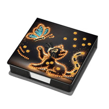 Load image into Gallery viewer, Wooden Diamond Painting Kit Note Box with 160 Sheets Diamond Art Notepad Box (R)
