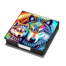 Load image into Gallery viewer, Wooden Diamond Painting Kit Note Box with 160 Sheets Diamond Art Notepad Box (T)
