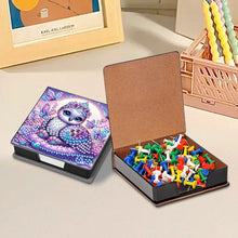 Load image into Gallery viewer, Wooden Diamond Painting Kit Note Box with 160 Sheets Diamond Art Notepad Box (U)
