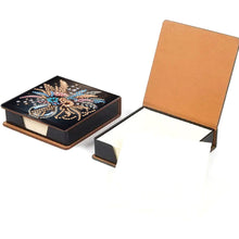 Load image into Gallery viewer, Wooden Diamond Painting Kit Note Box with 160 Sheets Diamond Art Notepad Box (Y)
