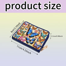 Load image into Gallery viewer, Diamond Painting Card Holder Coin Purse Diamond Art Wallet Pouch for Women (A)
