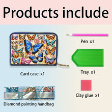 Load image into Gallery viewer, Diamond Painting Card Holder Coin Purse Diamond Art Wallet Pouch for Women (A)
