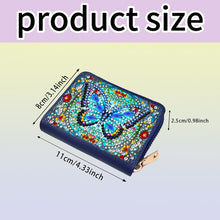 Load image into Gallery viewer, Diamond Painting Card Holder Coin Purse Diamond Art Wallet Pouch for Women (B)
