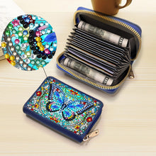 Load image into Gallery viewer, Diamond Painting Card Holder Coin Purse Diamond Art Wallet Pouch for Women (B)
