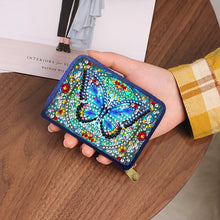 Load image into Gallery viewer, Diamond Painting Card Holder Coin Purse Diamond Art Wallet Pouch for Women (B)

