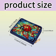 Load image into Gallery viewer, Diamond Painting Card Holder Coin Purse Diamond Art Wallet Pouch for Women (C)
