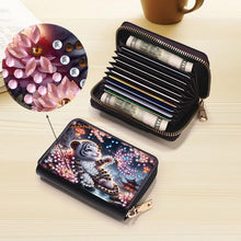 Load image into Gallery viewer, Diamond Painting Card Holder Coin Purse Diamond Art Wallet Pouch for Women (D)
