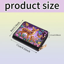 Load image into Gallery viewer, Diamond Painting Card Holder Coin Purse Diamond Art Wallet Pouch for Women (F)

