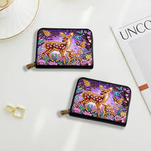 Load image into Gallery viewer, Diamond Painting Card Holder Coin Purse Diamond Art Wallet Pouch for Women (F)
