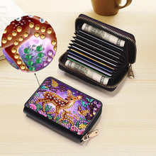 Load image into Gallery viewer, Diamond Painting Card Holder Coin Purse Diamond Art Wallet Pouch for Women (F)
