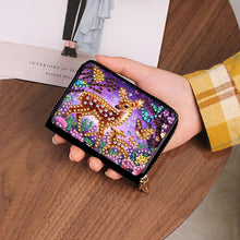 Load image into Gallery viewer, Diamond Painting Card Holder Coin Purse Diamond Art Wallet Pouch for Women (F)
