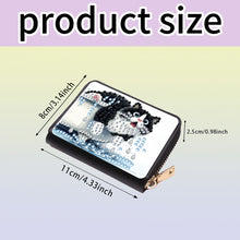 Load image into Gallery viewer, Diamond Painting Card Holder Coin Purse Diamond Art Wallet Pouch for Women (H)
