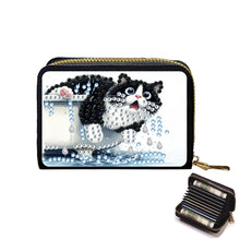 Load image into Gallery viewer, Diamond Painting Card Holder Coin Purse Diamond Art Wallet Pouch for Women (H)
