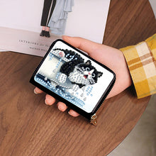 Load image into Gallery viewer, Diamond Painting Card Holder Coin Purse Diamond Art Wallet Pouch for Women (H)
