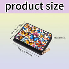 Load image into Gallery viewer, Diamond Painting Card Holder Coin Purse Diamond Art Wallet Pouch for Women (I)

