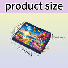 Load image into Gallery viewer, Diamond Painting Card Holder Coin Purse Diamond Art Wallet Pouch for Women (K)

