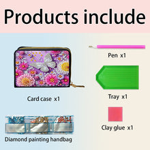 Load image into Gallery viewer, Diamond Painting Card Holder Coin Purse Diamond Art Wallet Pouch for Women (L)
