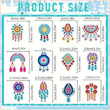 Load image into Gallery viewer, 12 Pairs Diamond Painting Earrings DIY Diamond Art Earrings for Adults (B)

