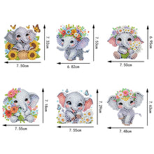 Load image into Gallery viewer, 6Pcs Diamond Painting Refrigerator Magnets Diamond Art Kits for Adults (A)
