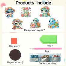 Load image into Gallery viewer, 6Pcs Diamond Painting Refrigerator Magnets Diamond Art Kits for Adults (F)
