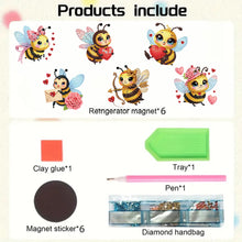 Load image into Gallery viewer, 6Pcs Diamond Painting Refrigerator Magnets Diamond Art Kits for Adults (G)
