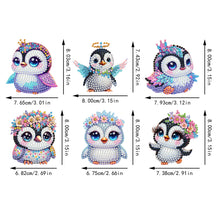 Load image into Gallery viewer, 6Pcs Diamond Painting Refrigerator Magnets Diamond Art Kits for Adults (J)

