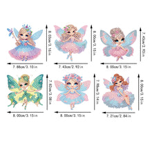 Load image into Gallery viewer, 6Pcs Diamond Painting Refrigerator Magnets Diamond Art Kits for Adults (K)
