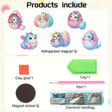 Load image into Gallery viewer, 6Pcs Diamond Painting Refrigerator Magnets Diamond Art Kits for Adults (M)
