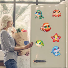 Load image into Gallery viewer, 6Pcs Diamond Painting Refrigerator Magnets Diamond Art Kits for Adults (N)
