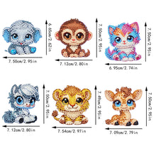 Load image into Gallery viewer, 6Pcs Diamond Painting Refrigerator Magnets Diamond Art Kits for Adults (O)
