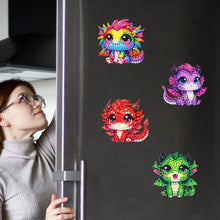 Load image into Gallery viewer, 6Pcs Diamond Painting Refrigerator Magnets Diamond Art Kits for Adults (P)
