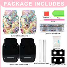 Load image into Gallery viewer, Dog Acrylic Double Sided Special Shape Diamond Painting Vase Bedroom Table Decor
