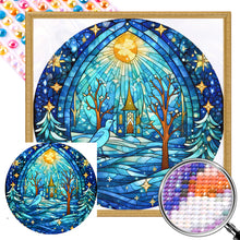 Load image into Gallery viewer, AB Diamond Painting - Full Round - Polar Snow Glass Painting (40*40CM)
