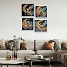 Load image into Gallery viewer, 4 Pcs Diamond Painting - Partial Special Shaped - Moonlight Goddess (30*30CM)

