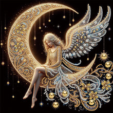 Load image into Gallery viewer, 4 Pcs Diamond Painting - Partial Special Shaped - Moonlight Goddess (30*30CM)

