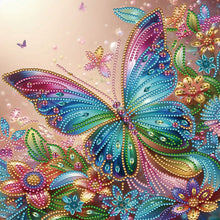 Load image into Gallery viewer, 4 Pcs Diamond Painting - Partial Special Shaped - Flowers And Butterflies (30*30CM)
