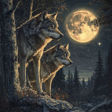 Load image into Gallery viewer, Diamond Painting - Full Round - Wolf (40*40CM)
