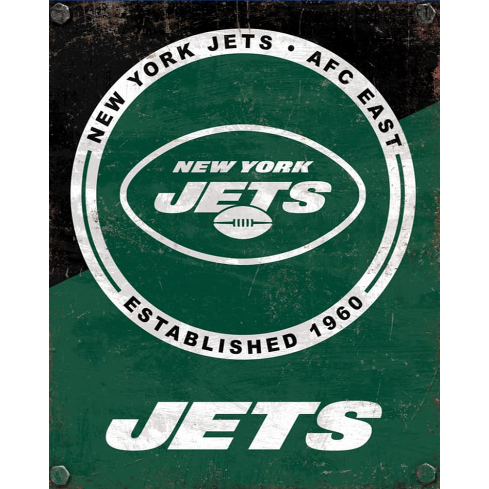 Diamond Painting - Full Round - New York Jets (40*50CM)