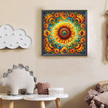 Load image into Gallery viewer, Diamond Painting - Full Round - Sunflower (30*30CM)

