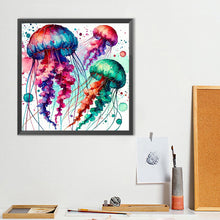 Load image into Gallery viewer, Diamond Painting - Full Round - Jellyfish (40*40CM)
