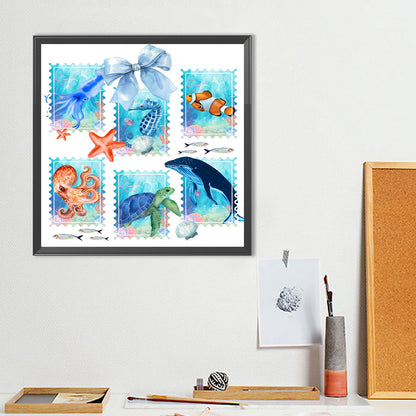 Diamond Painting - Full Round - Marine Life (40*40CM)