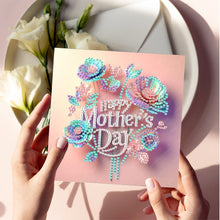 Load image into Gallery viewer, 6PCS Mother s Day DIY Diamond Art Greeting Cards Congratulations Cards &amp; Gifts
