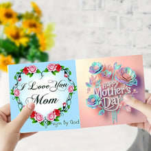 Load image into Gallery viewer, 6PCS Mother s Day DIY Diamond Art Greeting Cards Congratulations Cards &amp; Gifts
