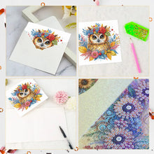 Load image into Gallery viewer, 6PCS Owl DIY Diamond Art Greeting Cards Congratulations Cards &amp; Gifts for Friend
