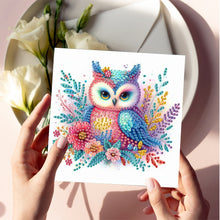 Load image into Gallery viewer, 6PCS Owl DIY Diamond Art Greeting Cards Congratulations Cards &amp; Gifts for Friend
