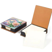 Load image into Gallery viewer, Animals Leather Diamond Art Note Box with 160 Sheets of Paper for DIY Art Craft
